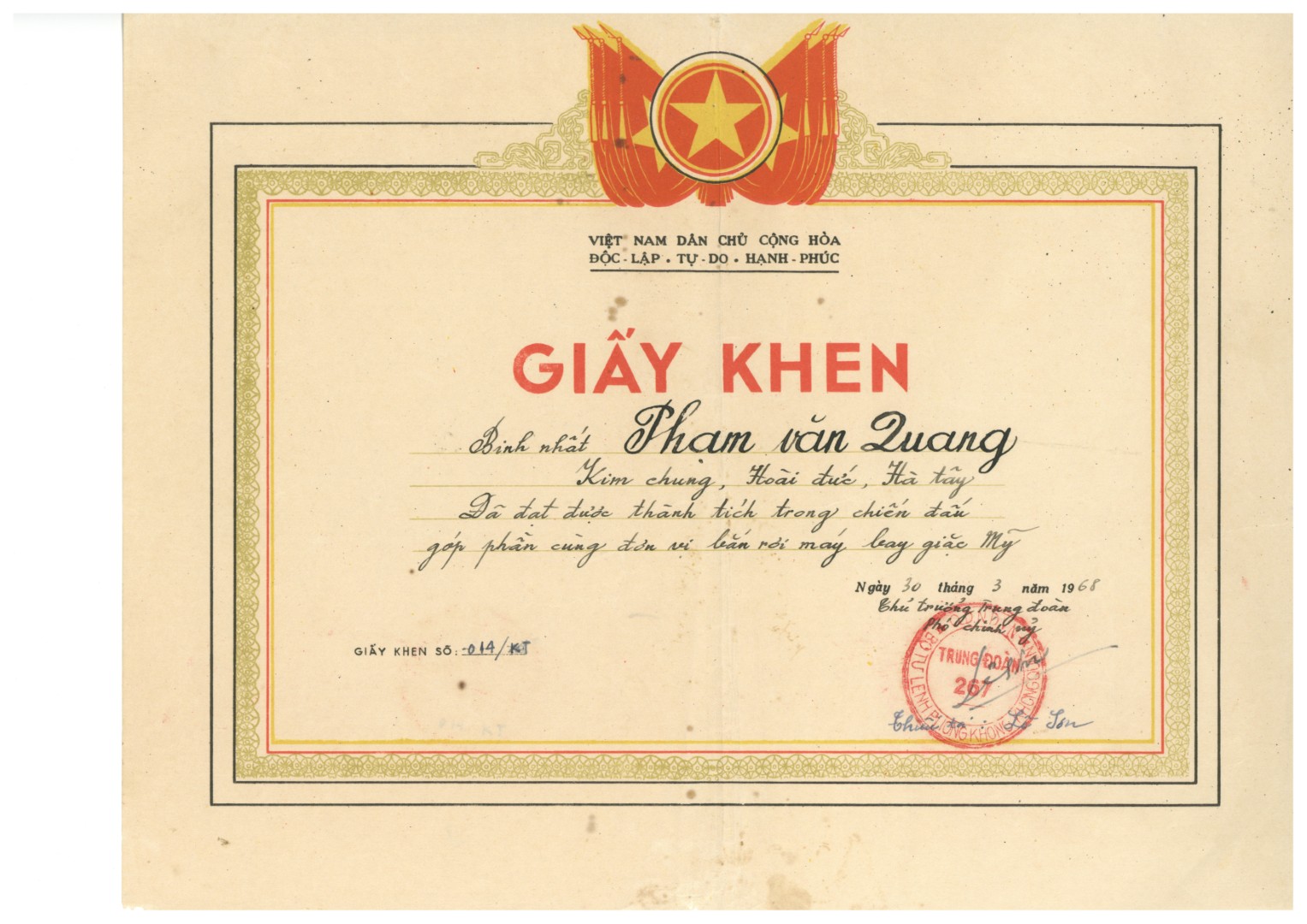 BÁO CÁO QUÁ TRÌNH BẢO QUẢN ẢNH LIỆT SĨ TẠI GIA ĐÌNH